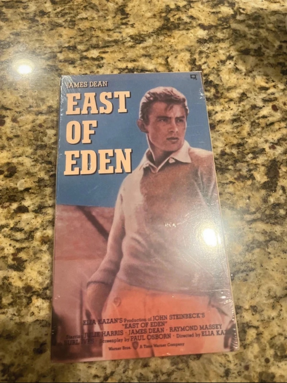 James Dean East of Eden Bluish Cover Movie Poster Print VHS NWT